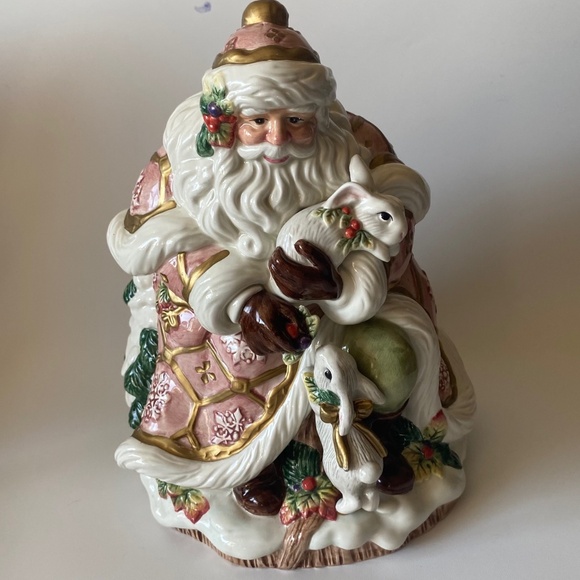 Vintage Fitz and Floyd Santa Cookie Jar, Christmas Decor - Picture 1 of 9